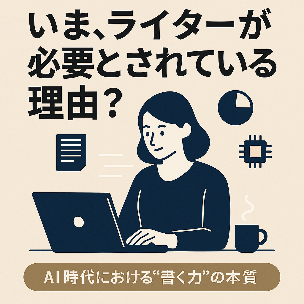 AI時代になぜ“人間のライター”が必要とされているのか？