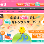 mini bird（ミニバード）で日本語ドメインを設定する方法