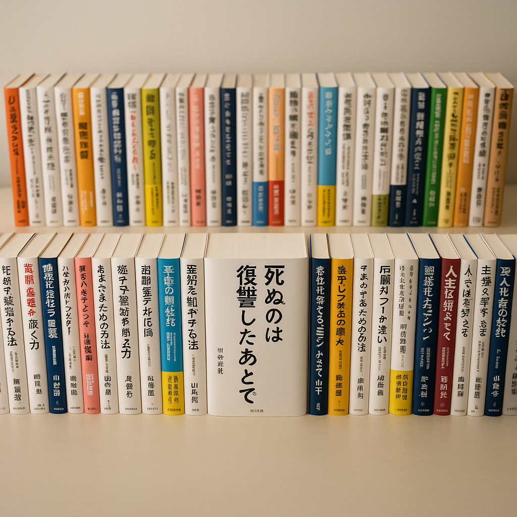 書籍制作実績を表すために作成されたビジネス書の書影コラージュ画像（イメージ）」