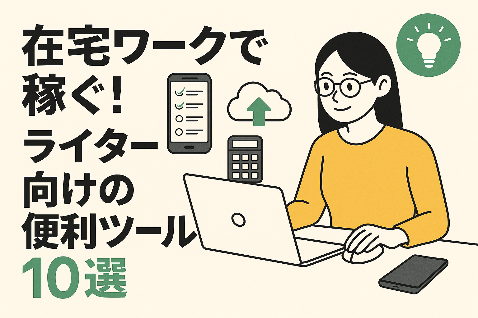 在宅ワークで稼ぐ！ライター向けの便利ツール10選
